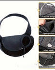 Breathable Pet Crossbody Backpack!