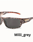 LOISRUBY Military-Style Polarized Sports Sunglasses