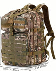 🎒 Men’s 45L Tactical MOLLE Backpack – Built for Adventure. Ready for Anything.