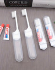 🪥 Portable Folding Toothbrush with Toothpaste – Travel-Ready Clean 🌍✨