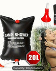 πΏ 20L Portable Camping Shower Bag. Prepper Alert!