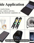 βοΈ 60W Foldable Solar Panel Charger β Power Anywhere!