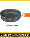 Jetbeam Outdoor Camping Frying Pan – Pre-Seasoned & Ready to Cook