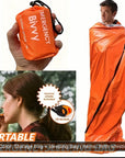 2pcs Sleeping Bivy Sacks with Reflective Blanket