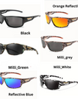LOISRUBY Military-Style Polarized Sports Sunglasses