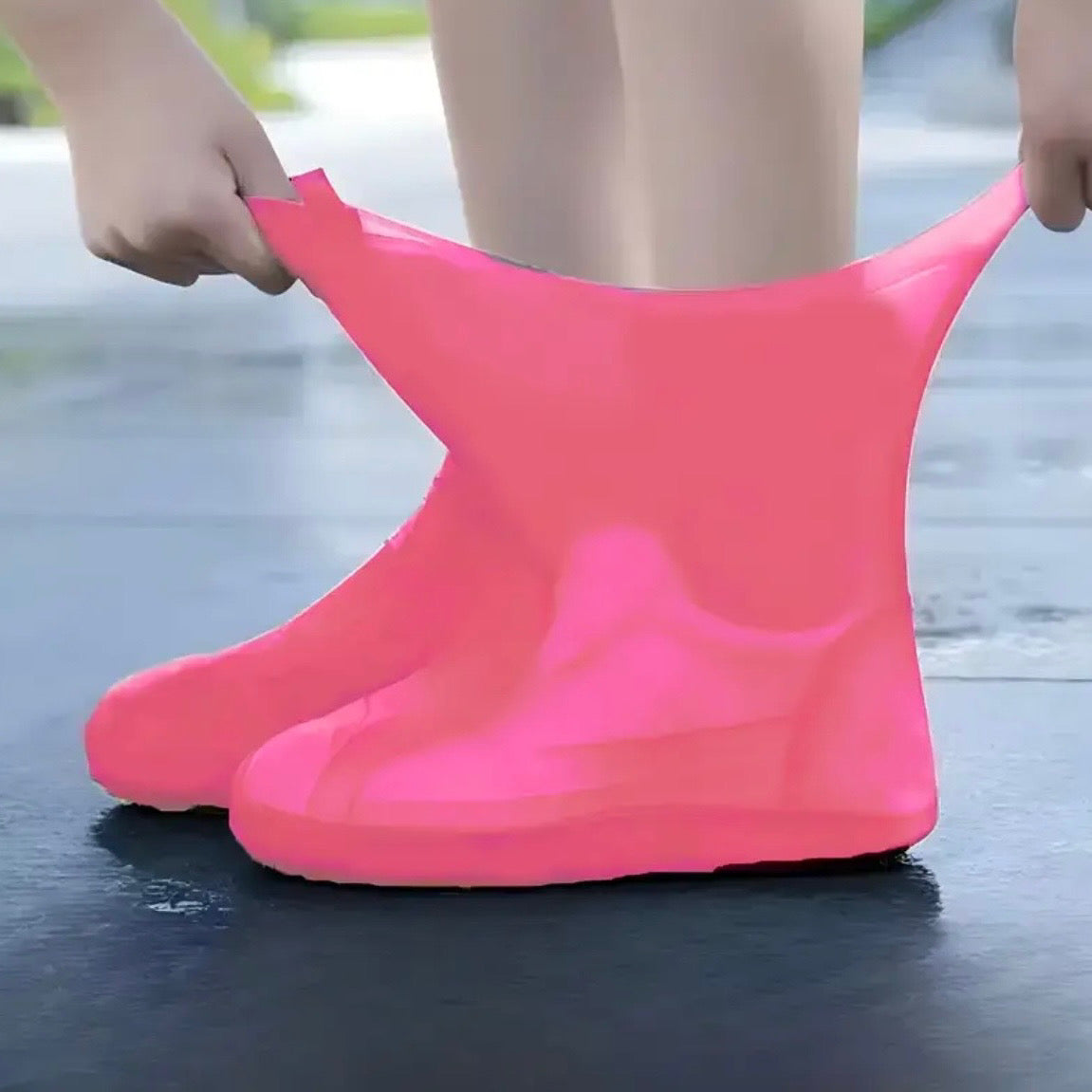 5 Pack Waterproof Shoe Covers - Reusable Rain & Mud Protection | Snug Fit
