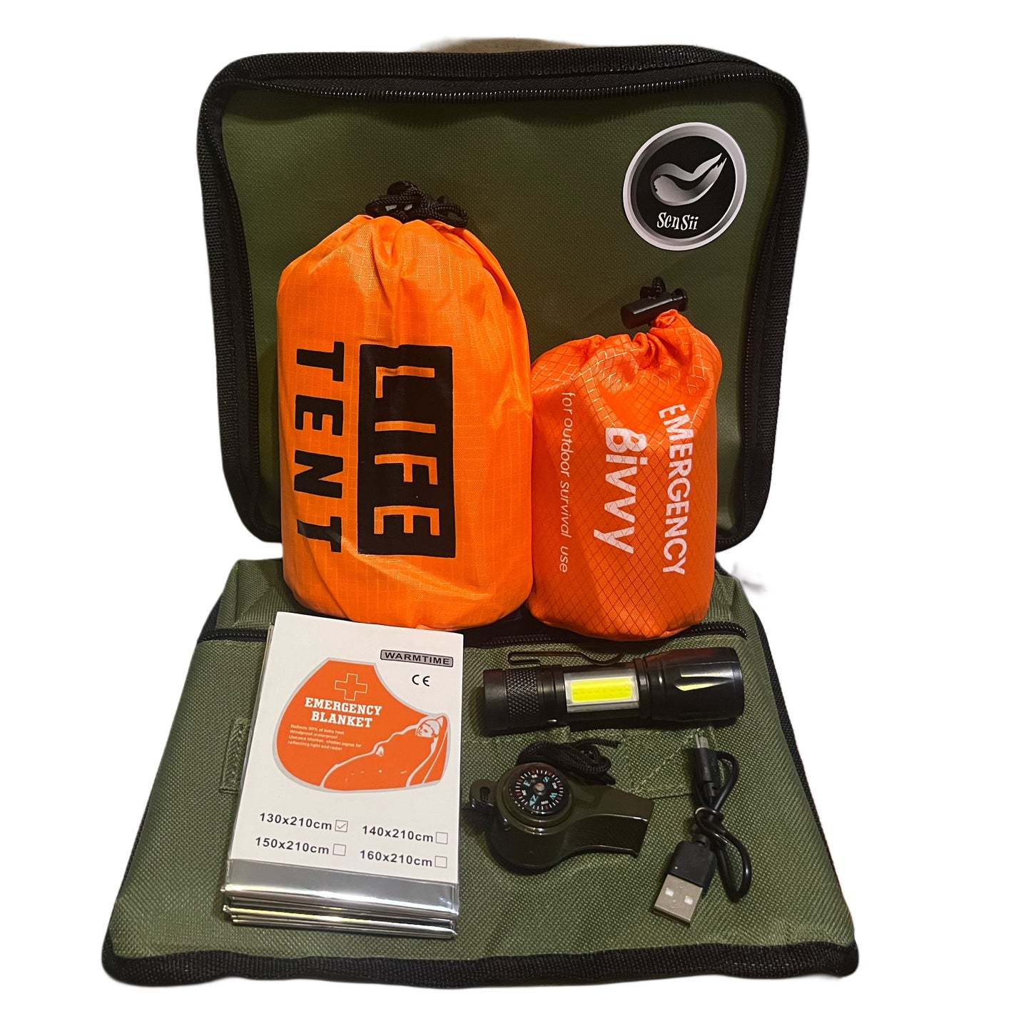 Emergency Compact Shelter & Survival Kit