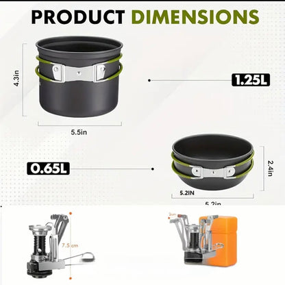 Portable Camping Stove Kit – Cook Like a Pro in the Wild