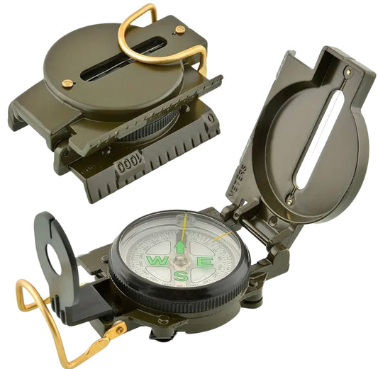 Professional Waterproof Military Compass for Navigation. Survival Essentials!
