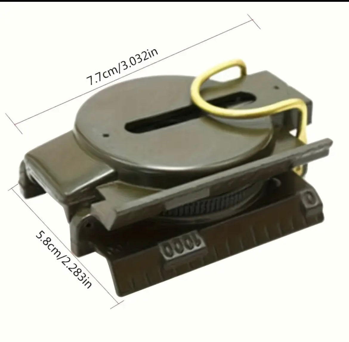 Professional Waterproof Military Compass for Navigation. Survival Essentials!