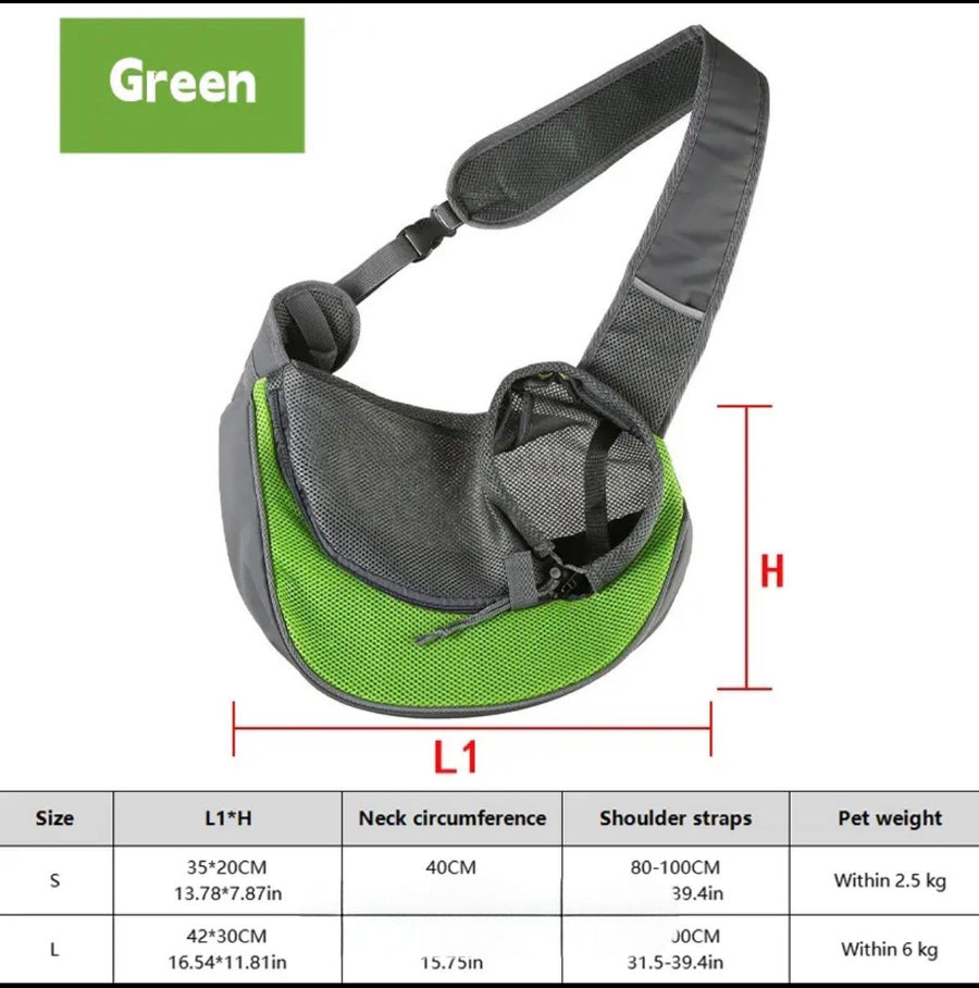 Breathable Pet Crossbody Backpack!