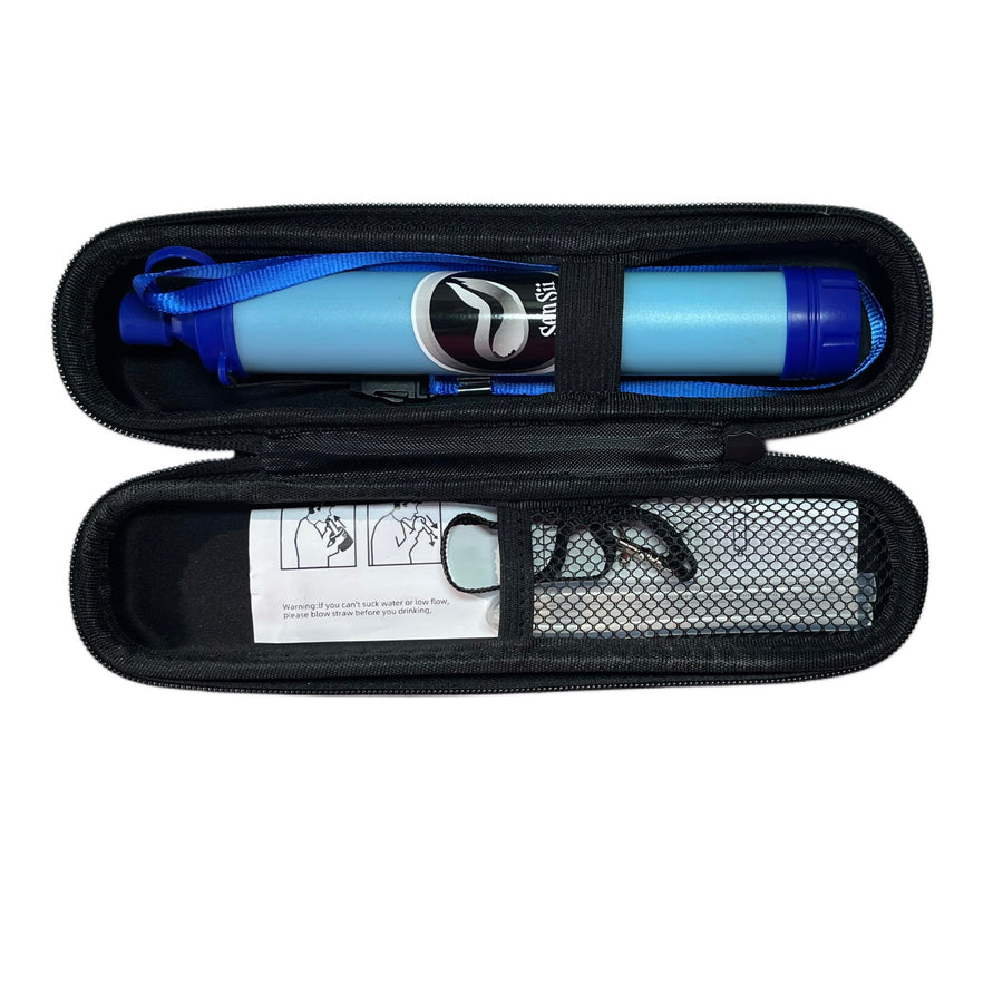 Buy the Combo! Official Personal Water Filter LifeStraw + Tough Carry Case – Clean Water Anywhere!