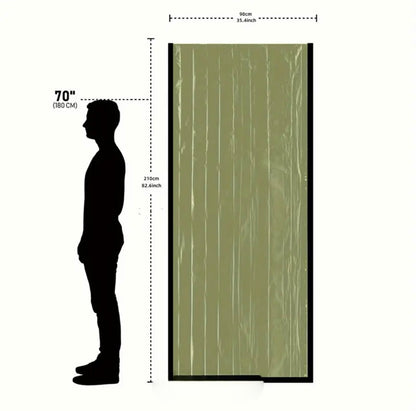 2pcs Sleeping Bivy Sacks with Reflective Blanket