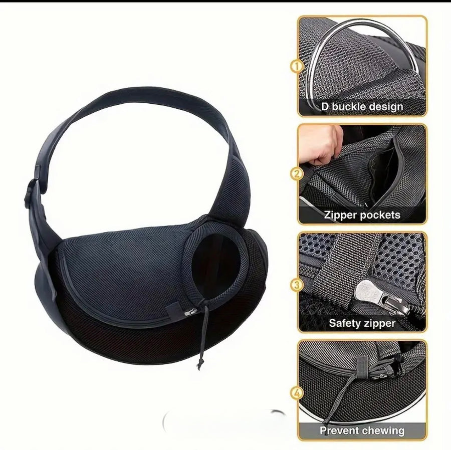 Breathable Pet Crossbody Backpack!