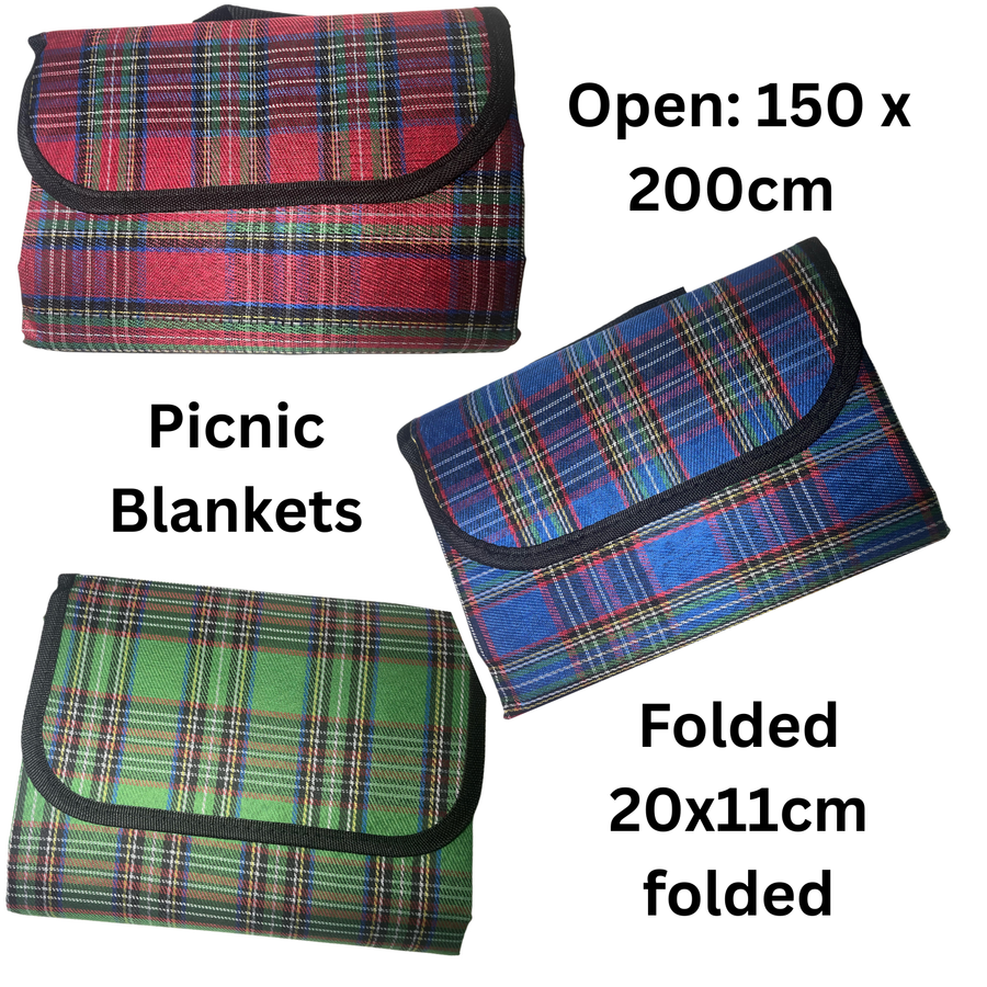 Waterproof Picnic Blankets 150cm x 200cm
