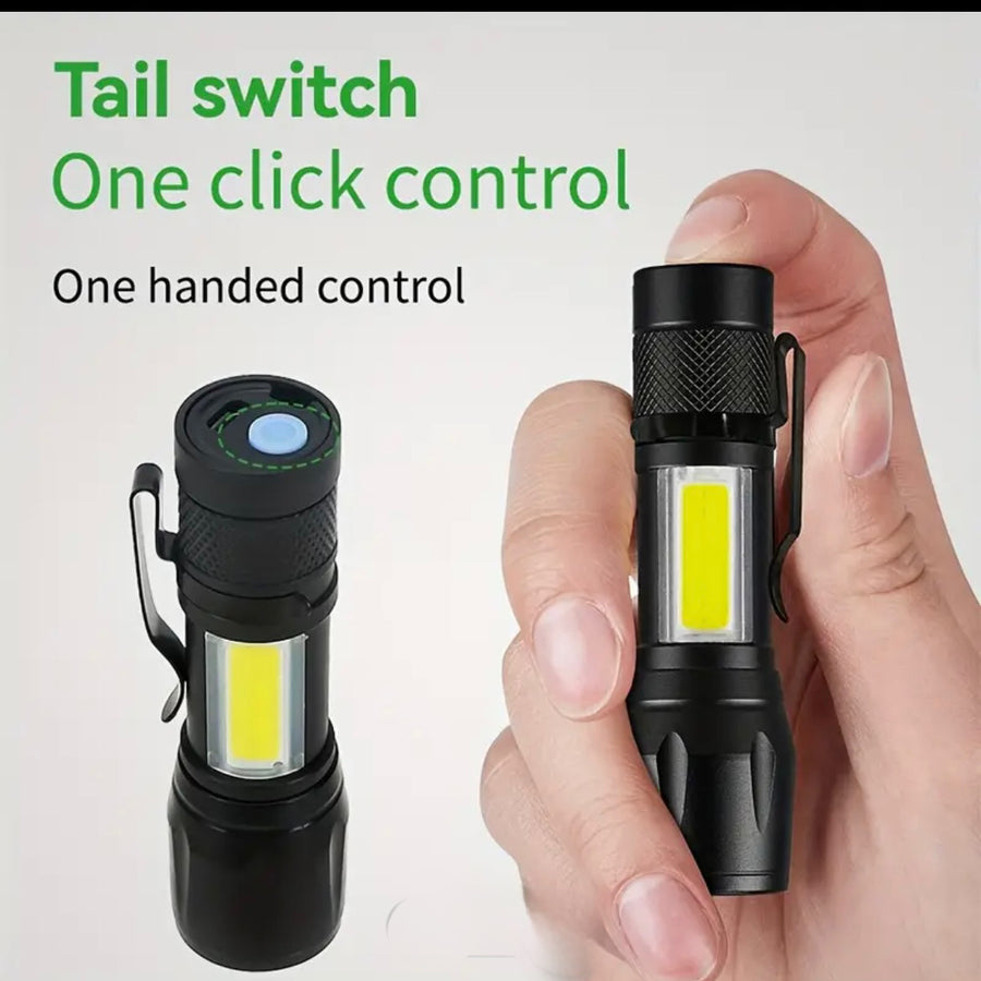 USB Rechargeable Mini Torch – Pocket-Sized Power, Big Performance
