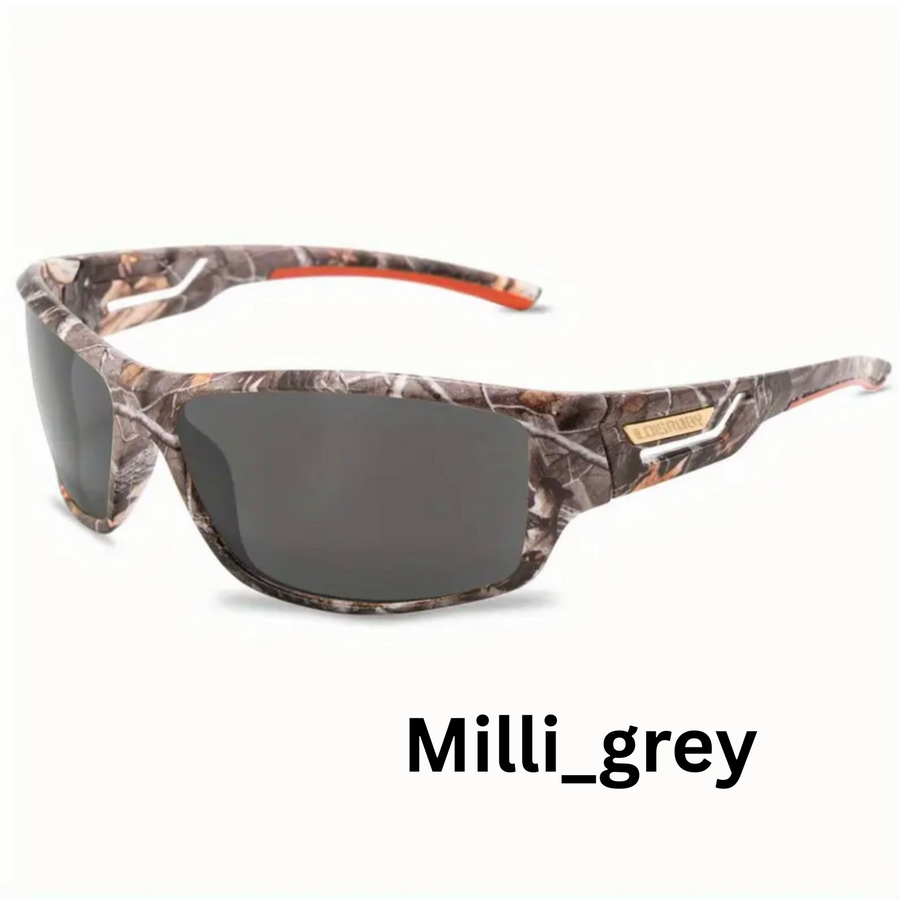 LOISRUBY Military-Style Polarized Sports Sunglasses