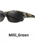 LOISRUBY Military-Style Polarized Sports Sunglasses
