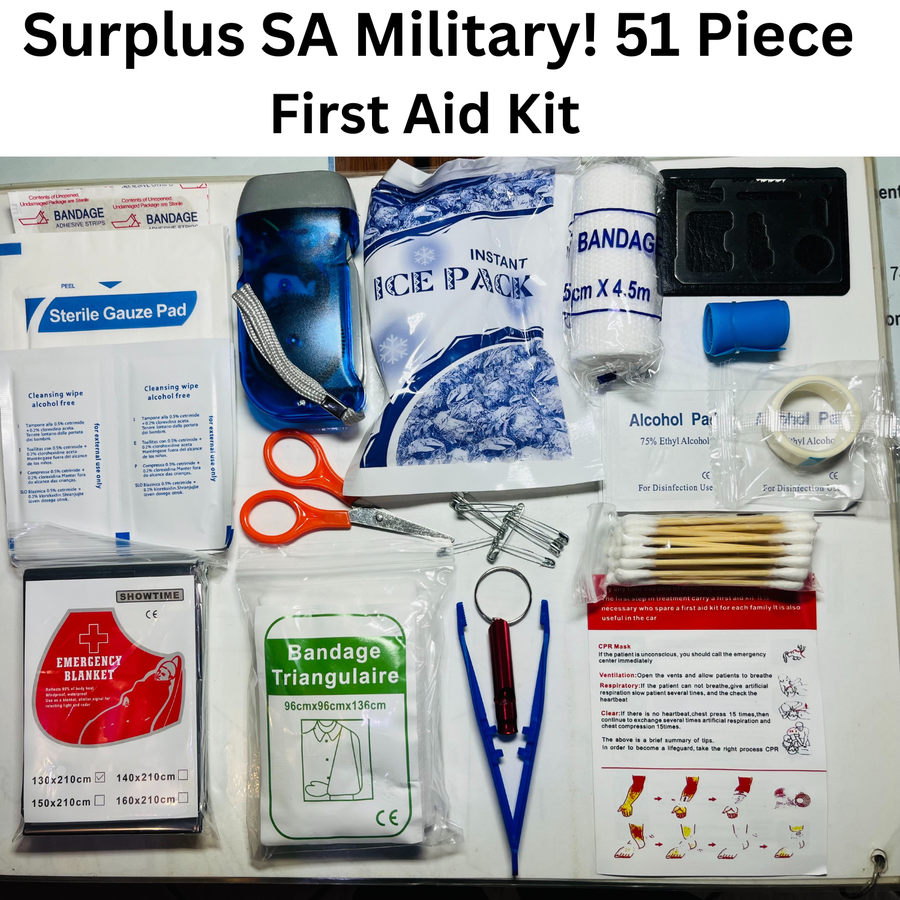 First Aid! Let's turn 'What if?' into 'I've got this!' Surplus SA Military!