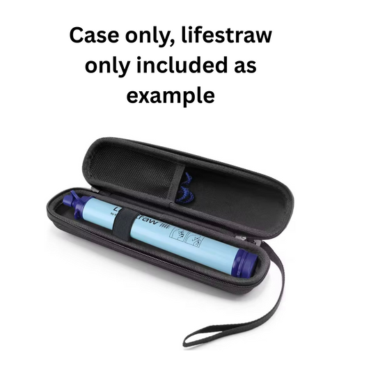 Protective Hard Case for Personal Water Filter LifeStraw – Waterproof, Shockproof Travel Pouch for Water Filter
