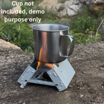Pocket Stove with 2 Solid Fuel Tablets