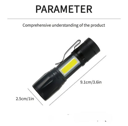 USB Rechargeable Mini Torch – Pocket-Sized Power, Big Performance