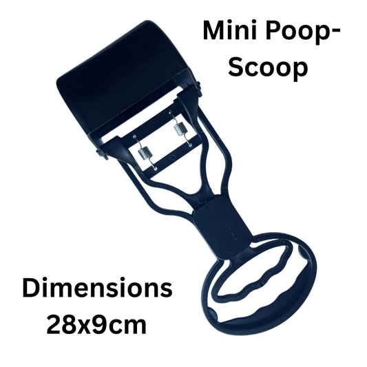 Mini Poop Scoop with 5 Bags – Clean-Up Made Easy Anywhere