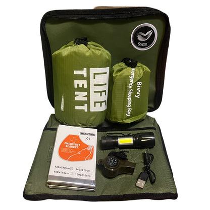 Emergency Compact Shelter & Survival Kit