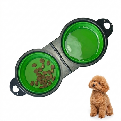 Little Paws Travel Kit – Small Pet Carrier Sling, Car Seat Belt Lead, Collapsible Bowl & Poop Scoop Bundle