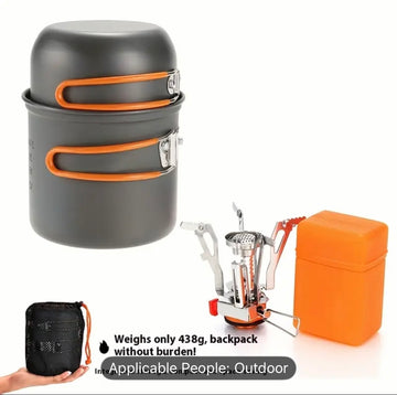 🔥 Portable Camping Stove Kit – Cook Like a Pro in the Wild 🍳🏕️