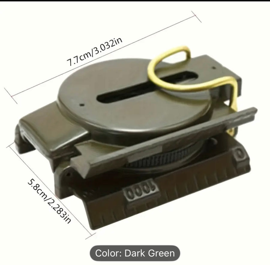 Professional Waterproof Military Compass for Navigation 🧭🌍Survival Essentials!