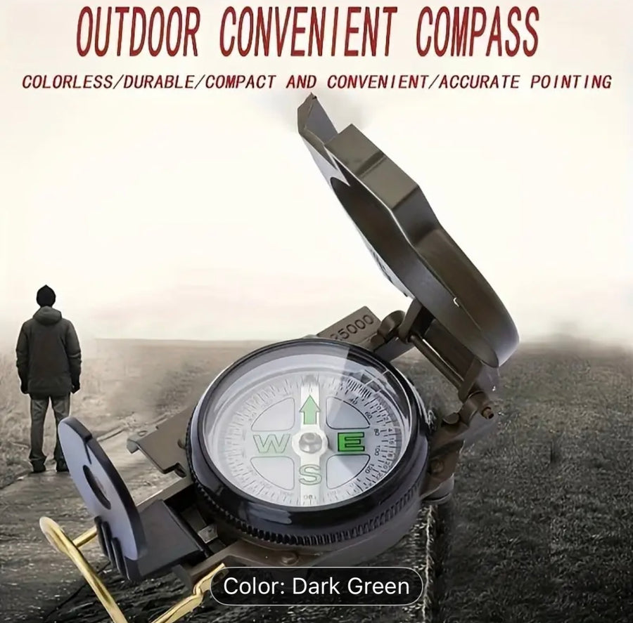 Professional Waterproof Military Compass for Navigation 🧭🌍Survival Essentials!
