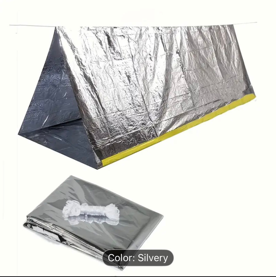 ⛺ 2-Person Emergency Survival Tent – Stay Warm, Stay Safe 🛡️