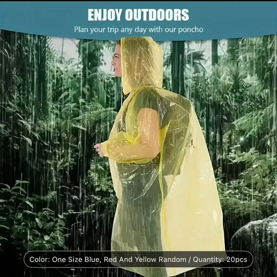 Disposable Rain Ponchos 🌧️🎒Under R20