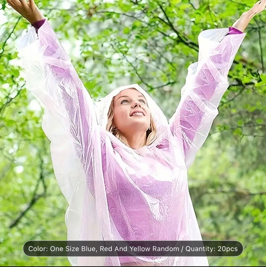 Disposable Rain Ponchos 🌧️🎒Under R20