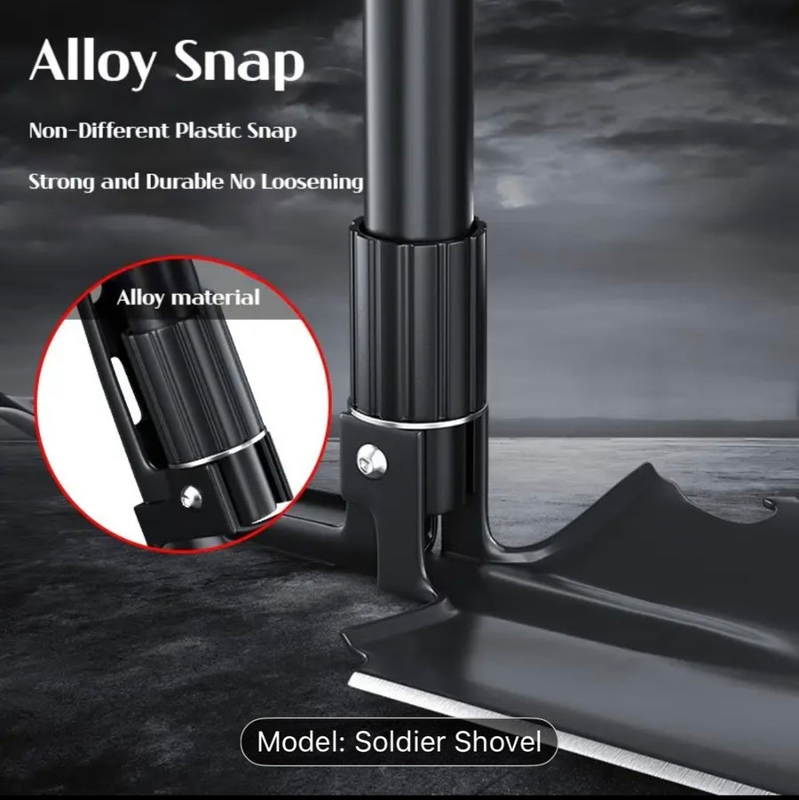 🪓⛏️  Folding Camping Shovel with Compass – Multi-Tool Power 💪
