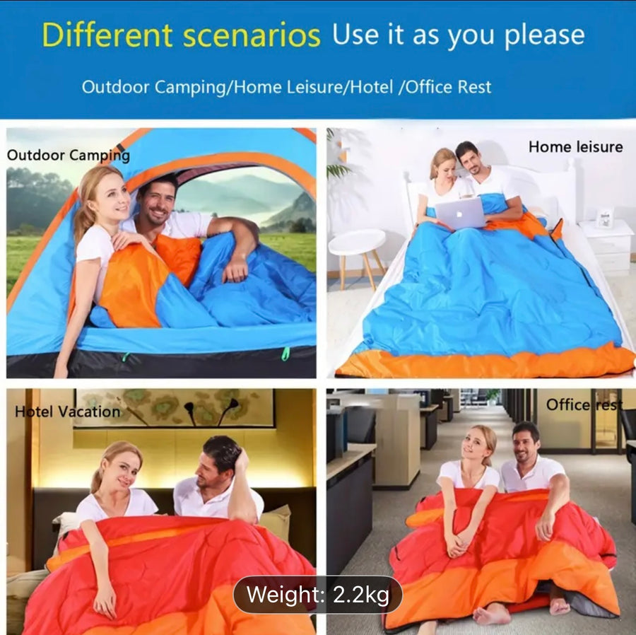 Dual Sleeping Bag for Two – Versatile and Warm