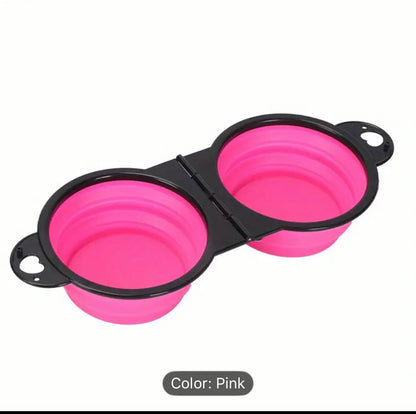 Foldable 2-in-1 Pet Bowl – Also Ideal as a Kids’ Snack Holder