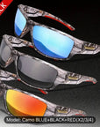 3-in-1 - LOISRUBY Military-Style Polarized Cycling Sunglasses