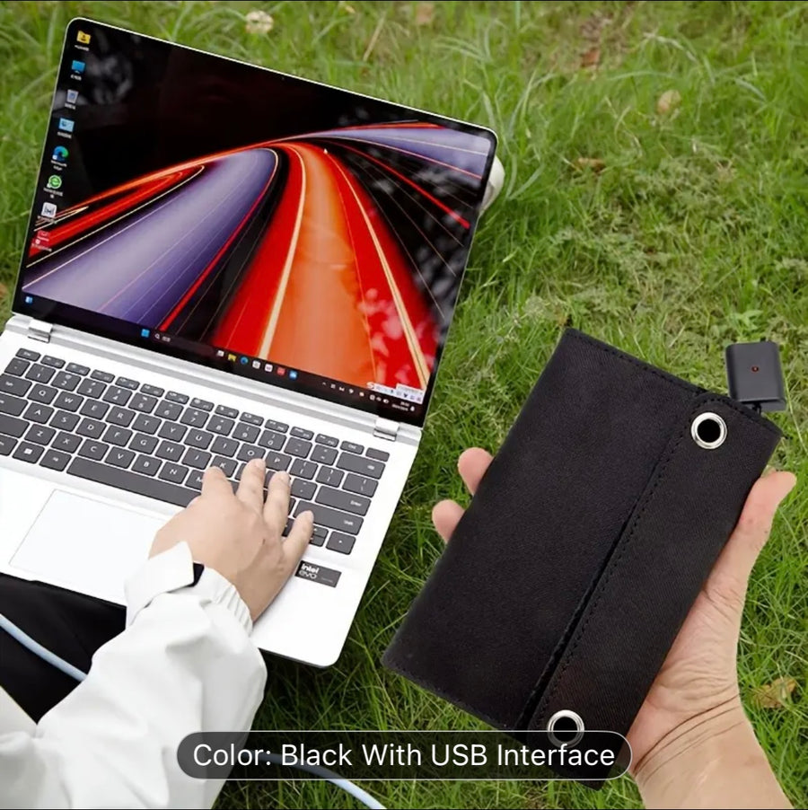 ☀️ 60W Foldable Solar Panel Charger – Power Anywhere!