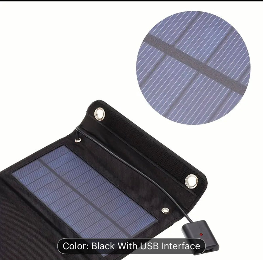 ☀️ 60W Foldable Solar Panel Charger – Power Anywhere!