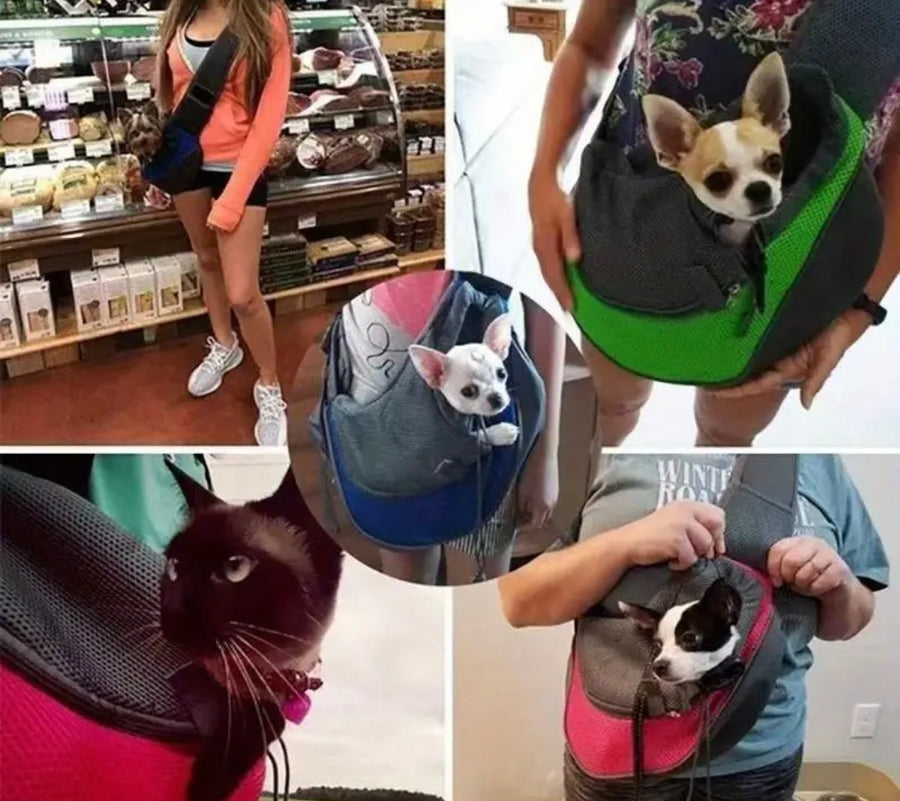 Breathable Pet Crossbody Backpack!