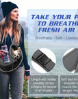 Breathable Pet Crossbody Backpack!