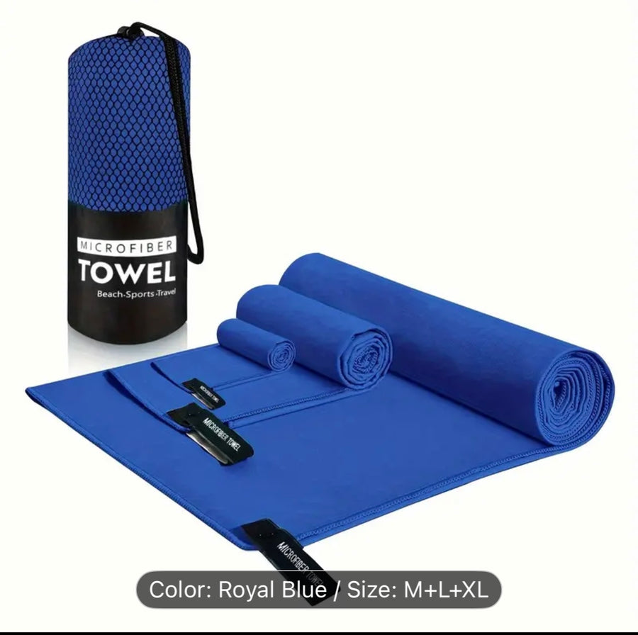 3-Piece Outdoor Quick-Drying Sports Towel Set
