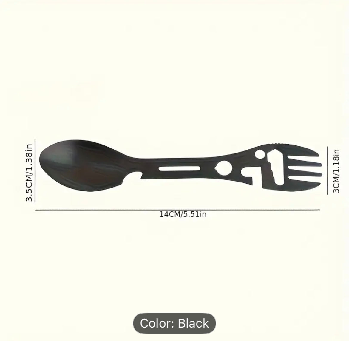 Multi-Functional Camping Fork – All-in-One Outdoor Essential