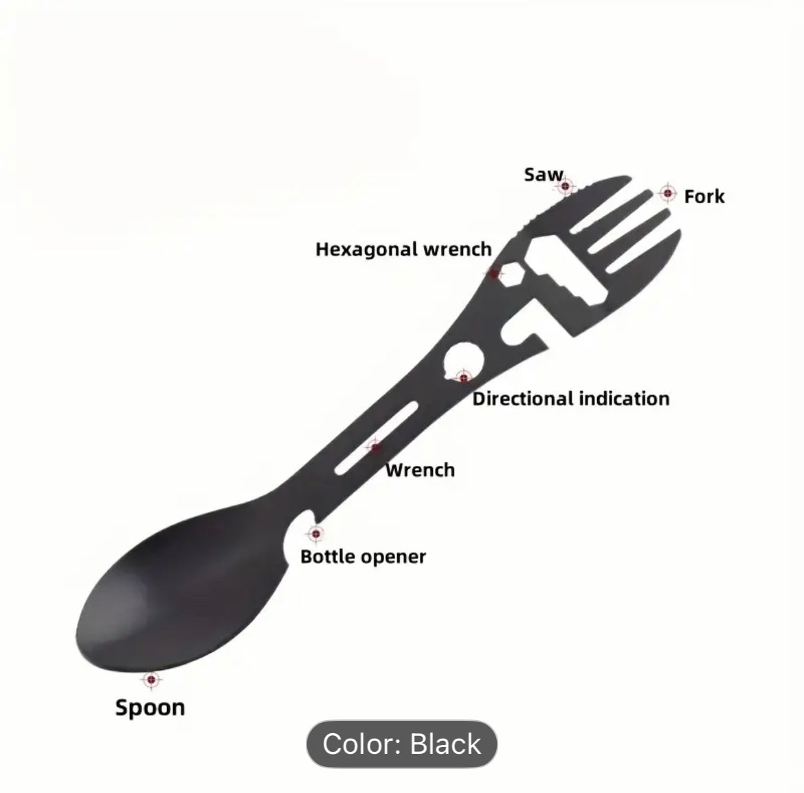 Multi-Functional Camping Fork – All-in-One Outdoor Essential