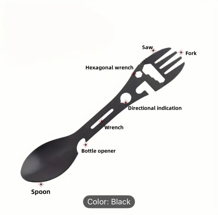 Multi-Functional Camping Fork – All-in-One Outdoor Essential