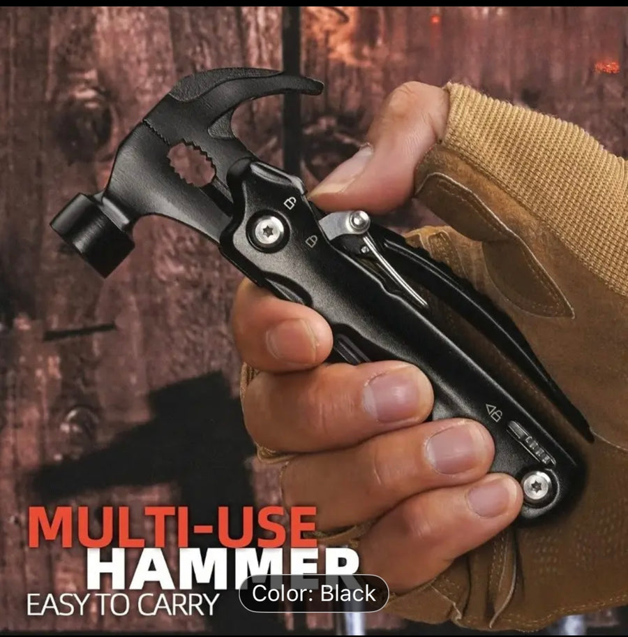🔨 12-in-1 Multifunctional Survival Hammer