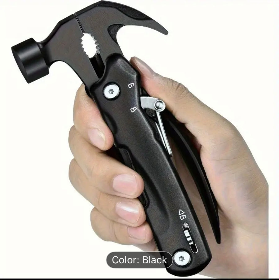 🔨 12-in-1 Multifunctional Survival Hammer
