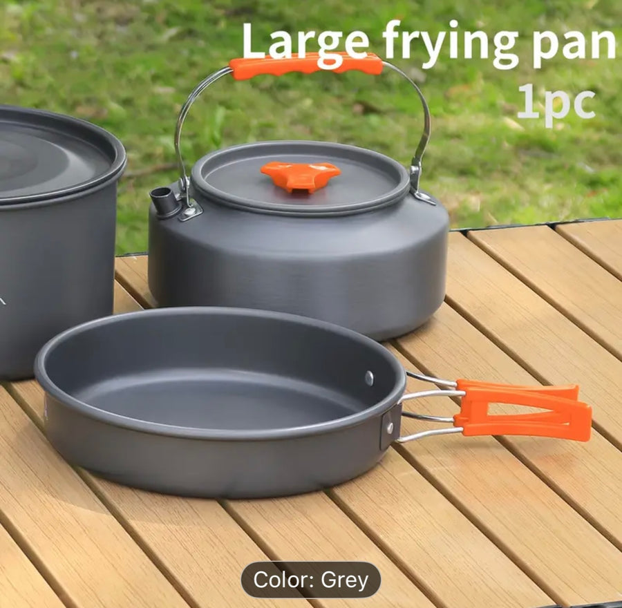 Jetbeam Outdoor Camping Frying Pan – Pre-Seasoned & Ready to Cook